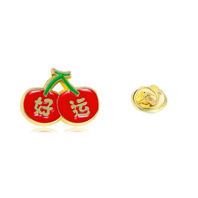 Retro Zodiac Products, Guochao Cartoon Faucet Brooch, Piercing Horse Needle, Oriental Dragon Men'S Suit Accessories Badge
