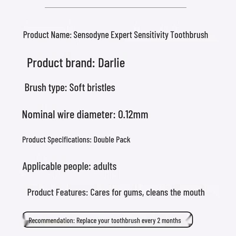 Cold Sensitive Ling Specialized Anti-Sensitive Toothbrush