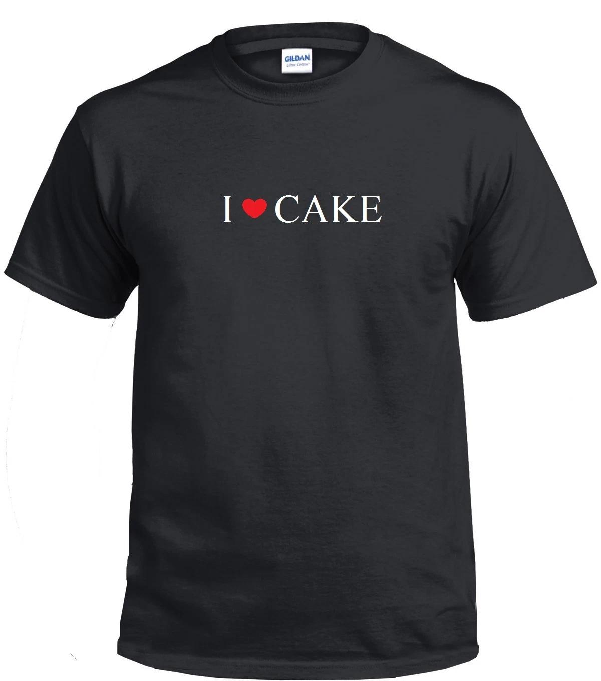 

I HEART CAKE Sweet Baked Dessert Frosting LOVE T-Shirt Cotton S - 5XL 3XL