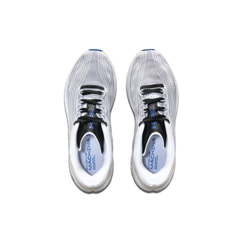 Under Armour HOVR Machina 3 Breeze Comfortable Low-Top Casual Running Shoes Women Sneaker White Blue 3025892-100