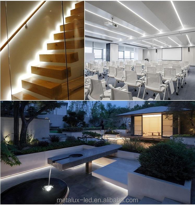 Smart Dual Voltage Dual CCT COB Strip 608LEDs 12V 24V Compatible Tunable White 2700K 6500K for Home Wall Wash Ceiling Light