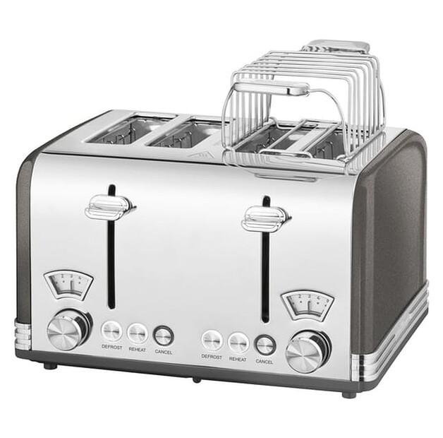 

Тостер ProfiCook 4 ломтика PC-TA 1194 антрацит