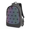 New Geometric Rhombus Backpack Unisex Travel Backpack Fashion Luminous Colorful Computer Backpack Women's Bag