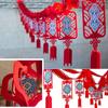 Chinese New Year New Year Banner Home Ornament Garland Wall Hanging Hollow Pennant  Party Decor