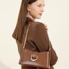 Premium Commuter Underarm Women's Bag Versatile Fashion Shoulder Cowhide Bag Baguette Messenger Bag