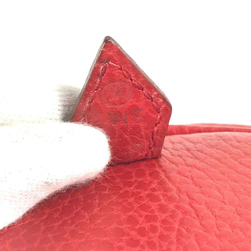 Hermes Vintage Mini RD Cylindrical Hand Bag Ardennes Red