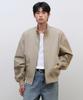 Musinsa Standard Extra Oversized Harrington Jacket [Beige]