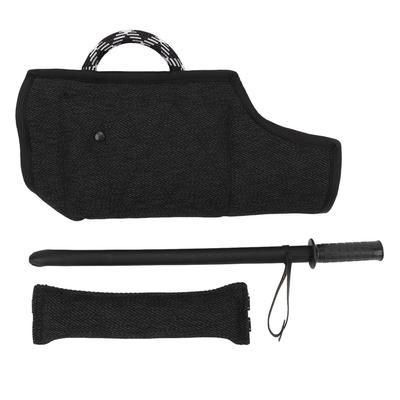 Dog Bite Training Set Tear Resistant Fabric Protective Dog Bite Sleeve with Training Stick Bite Tug Toy for German