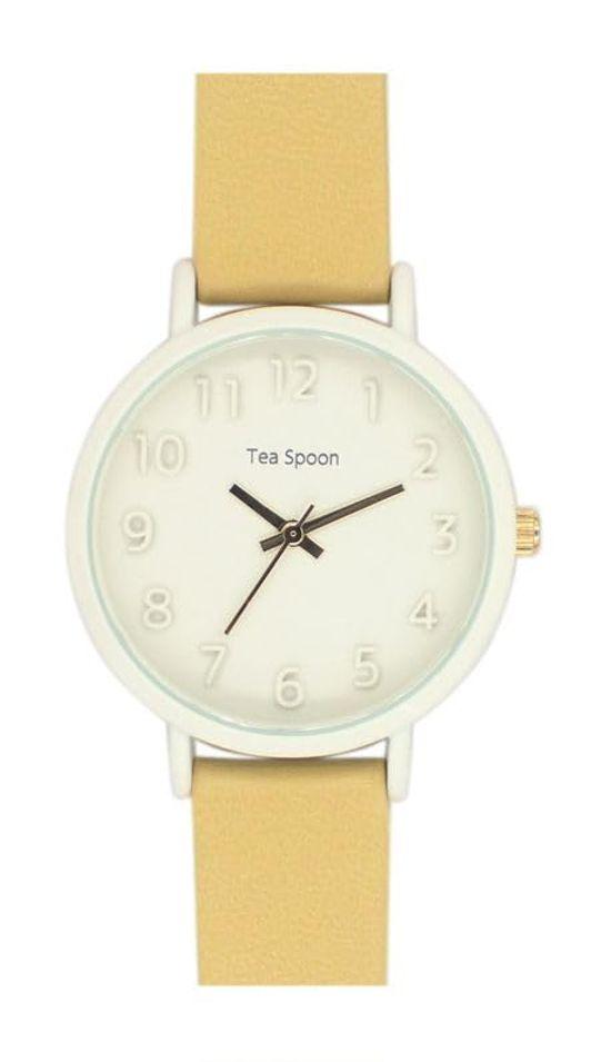

[Follow] Watch Tea Spoon Color Casual Watch H04722A-1 YE Women s Yellow