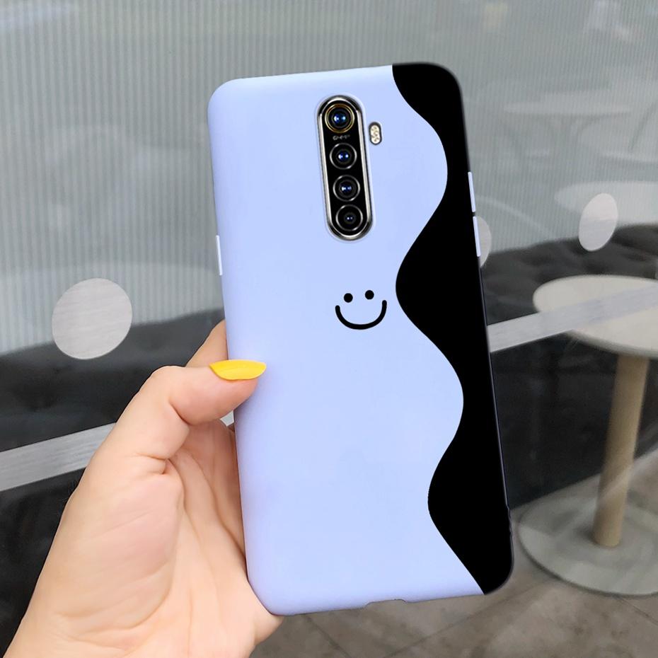 For Realme X2 Pro Phone Case Realme XT X2 Lovely Printing Candy Color Silicone Back Cover For RealmeX2 X 2 Pro XT Soft TPU Coque