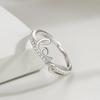 Ada Jewelry Joya Plata 925 Sterling Silver New Rhodium Plated Love Design Rings for Women