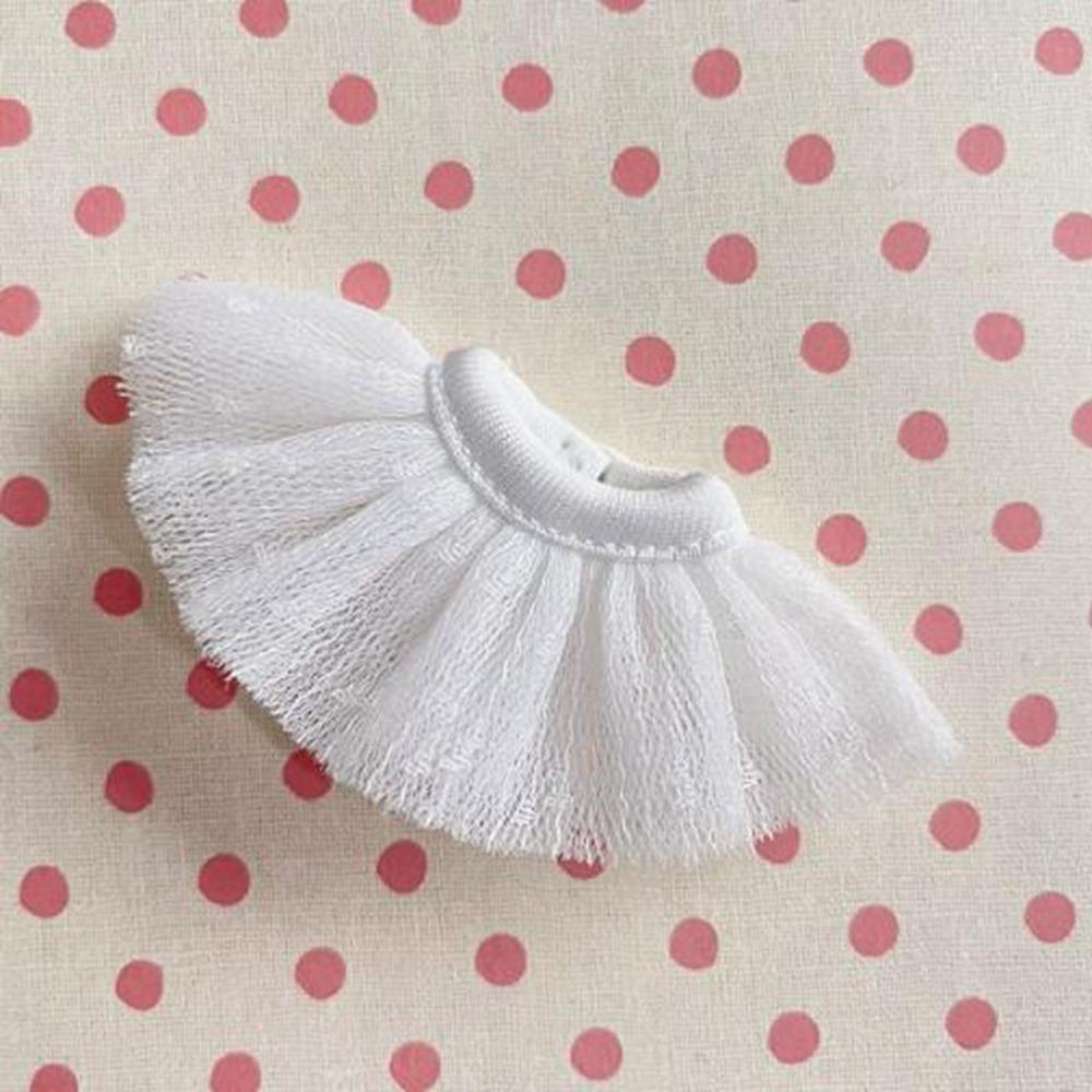 Multicolors Doll Plush Tops Mini Princess White Mesh Skirt for 1/12 BJD Dolls for Ob11 P9 Dolls