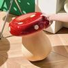 Modern Simple Mushroom Cartoon Shape Stool Floor Decoration Gift Home Bedroom Living Room Shoes Replace Stool Ottomans Furniture