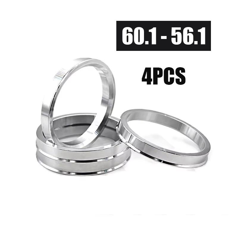 4pcs Car Aluminum Alloy Wheel Hub Centric Rings center Bore 60.1-56.1 60.1-56.6 60.1-54.1 60.1-57.1