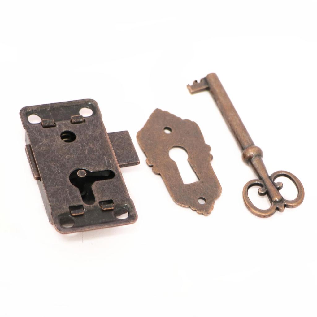 Cerradura y Herrajes para Cajones de Joyero Vintage