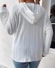European and American Women's Jacquard Plus Size Hooded Sweatshirt - 2023 Autumn/Winter Collection