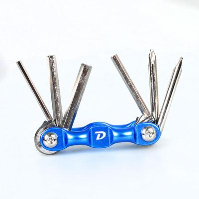 Portable 6-in-1 Bike Multi-Tool, Hex Wrench Set (3/4/5/6mm) for Mountain & Road Bike Cycling Repair