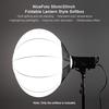 NiceFoto 50cm/20inch Foldable Lantern Style Softbox Ball Shape Soft Box with Bowens Mount
