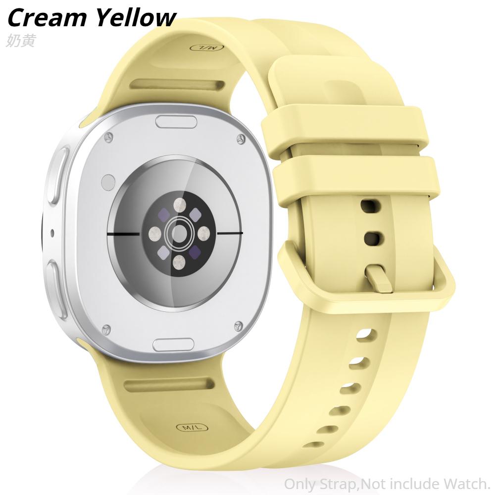 Cinturino Originale in Silicone per Samsung Galaxy Watch 9 44mm 40mm Sport Correa Pulseira Braccialetto per Galaxy Watch 9 8 Classic 46mm Band