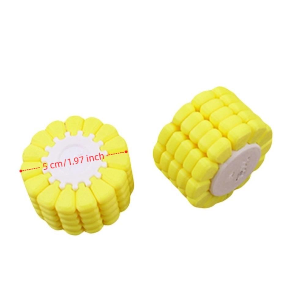 DIY Magic Cube Building Blocks Cylindrical Puzzle Educational 3D Corn Puzzle  Gift