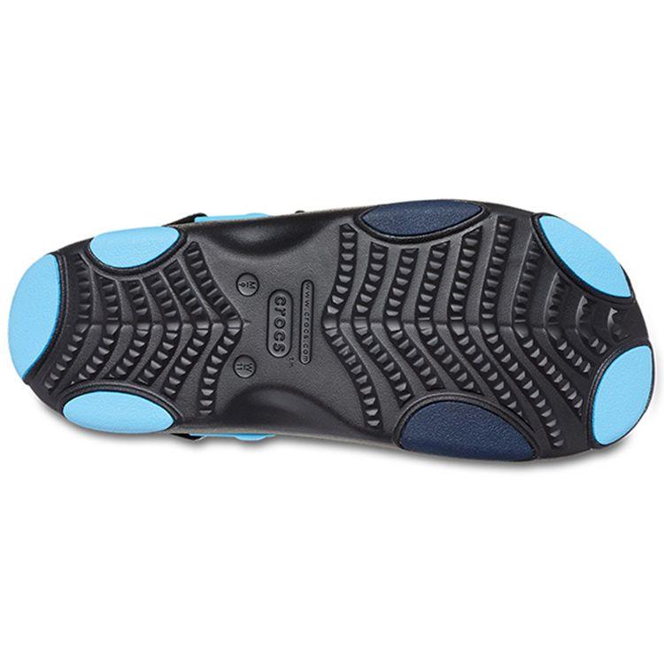Crocs All-Terrain Sandal EVA Lightweight Comfortable Sports Beach Sandals Men sandals Black Blue 207711-0ZQ