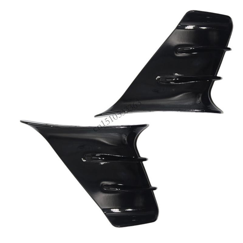 090E ABS Motorcycle Side Winglets Universal Fit Aerodynamic Spoiler Deflector Designs
