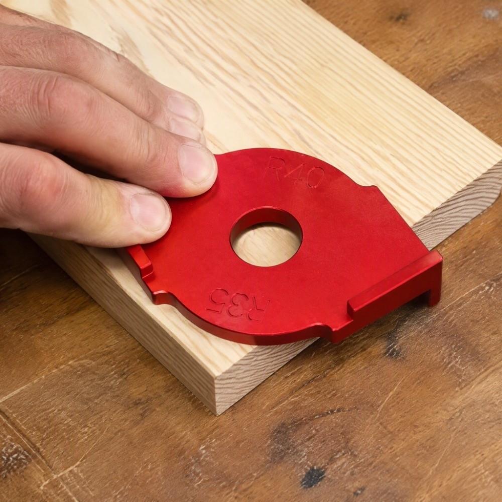 Handheld Design Handheld Edge Trimmer Aluminum Alloy Radius Jig Template For Woodworking