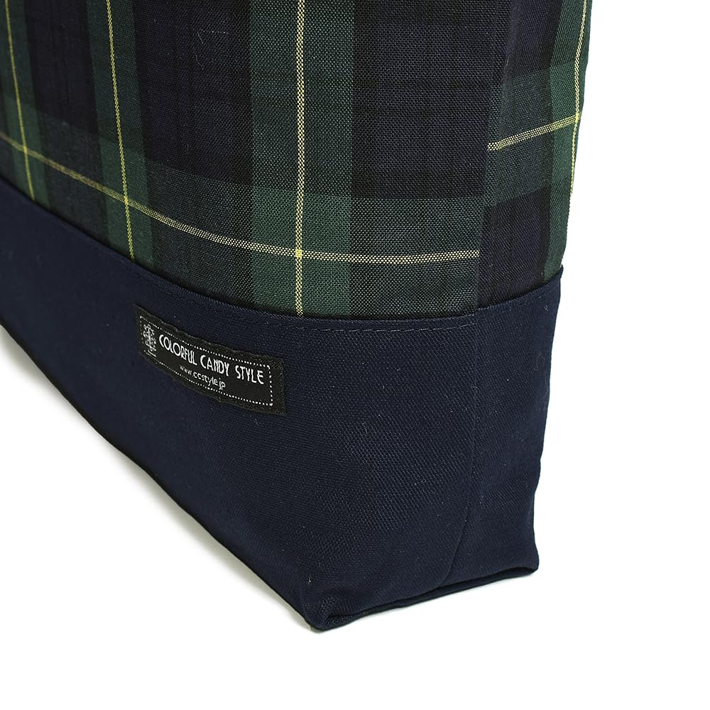 COLORFUL CANDY STYLE Large Drawstring Gym Clothes Bags Name with Handles and Tartan Check and Dark Set of for Girls and Stylish Gym Clothes Bags for