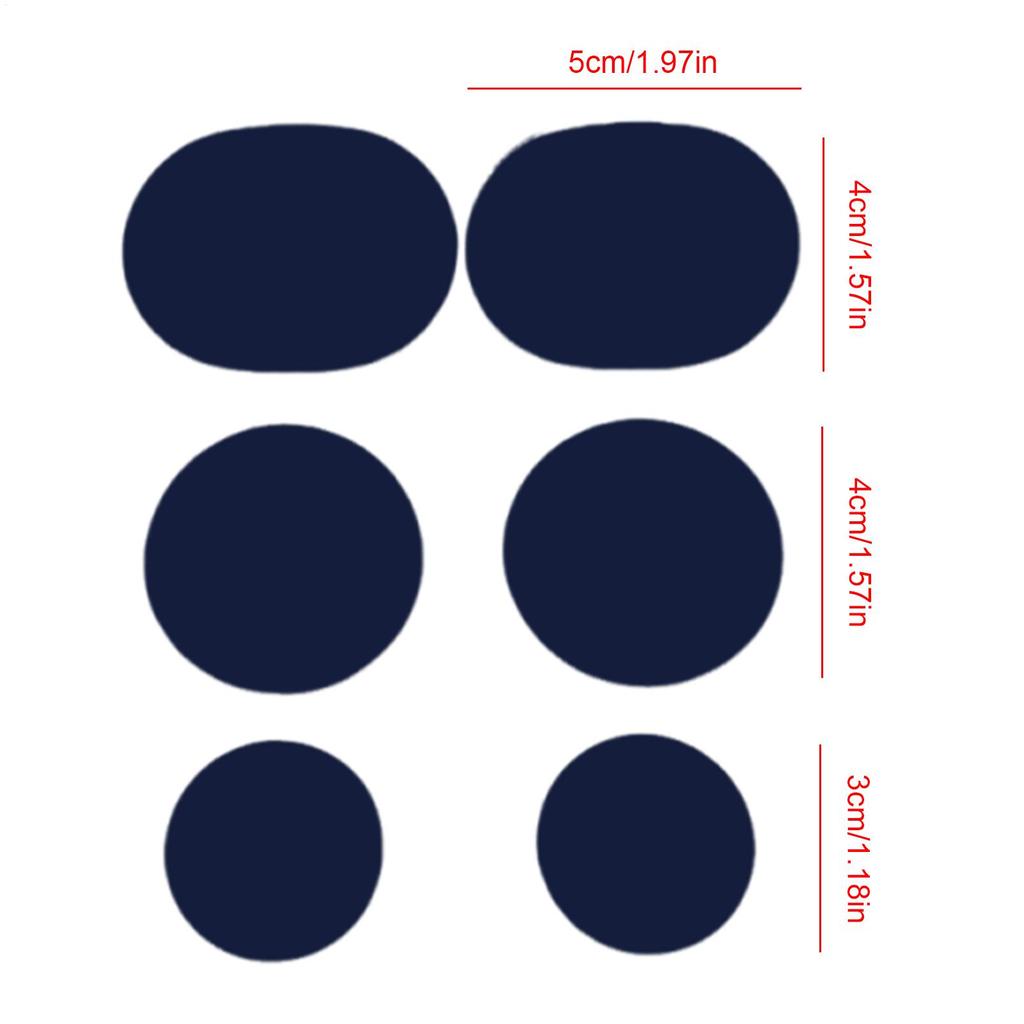 6pcs Repair Patch For Shoes Self Adhesive Heel Wear Hole Wear Sports Shoes Patch Back Pad Anti Wear Shoe Patches For Toe Holes