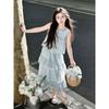 Girls' Sweet Set - Summer Children's Princess Top and Skirt Set (Two Pieces)