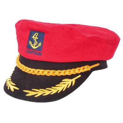 Adult Yacht Military Hats Boat Skipper Ship Sailor Captain Costume Hat