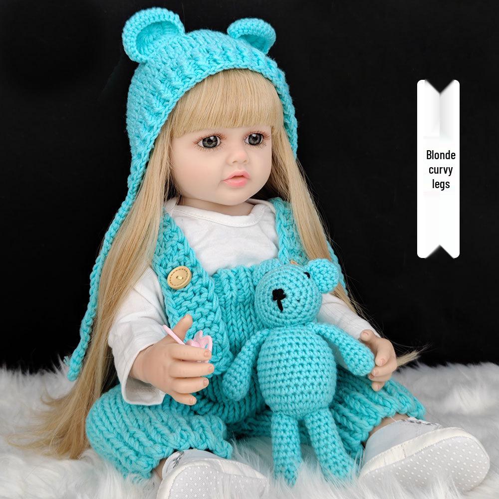 55cm Reborn Babydukke: Utkledningsjente Bursdagsgave Leke