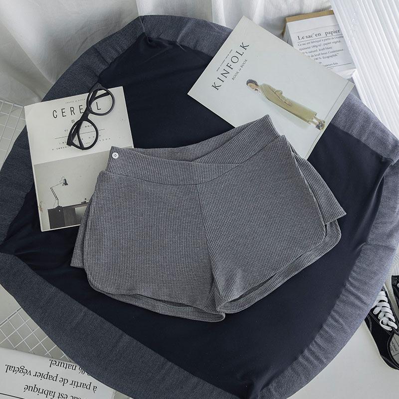 

Women s Summer Maternity Wide-Leg Safety Shorts - Versatile Base Layer Pants L темно-сірий