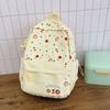 Schoolbag New Casual Versatile Student School Bag Fruit Printing Girls Backpack Junior High School Backpack Student Backpack