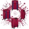 PTN 5209-L-9296 Burgundy-Navy Suitcase