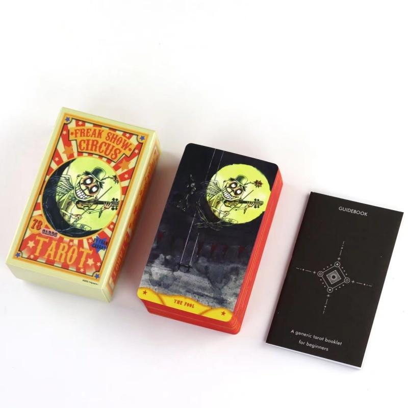 78Pcs Longest Dream Tarot Card Set Divination Tool With Detailed Guidebook Colorful Frame Fortune Telling Cards