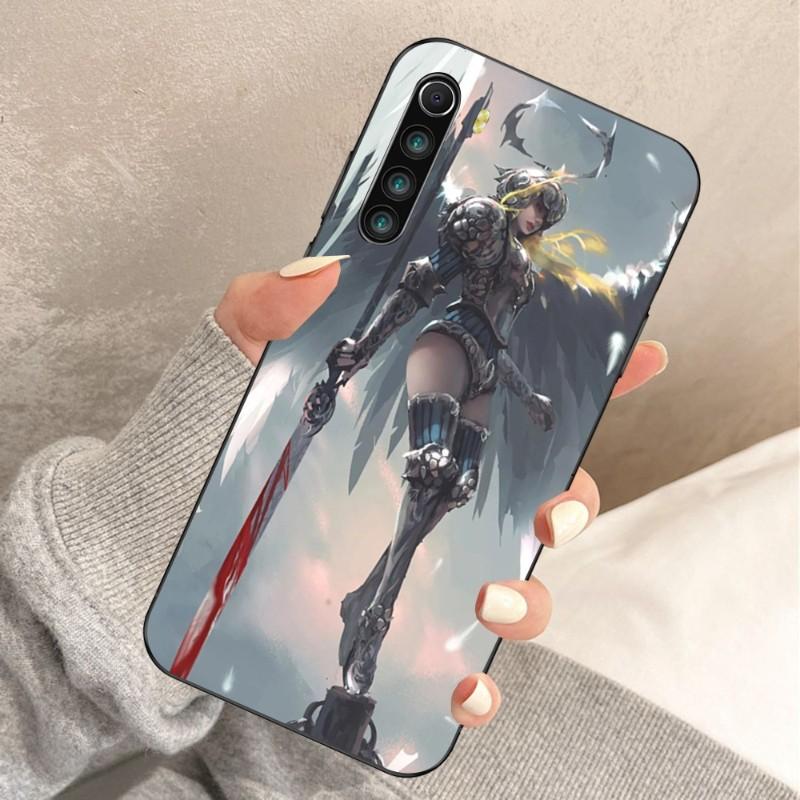 Husa de telefon Ghost Knife pentru Xiaomi Redmi Note 11 10 9T 8 7 Pro Redmi 10 9 9A 9C 8 7 6 Husă neagră moale pentru telefon