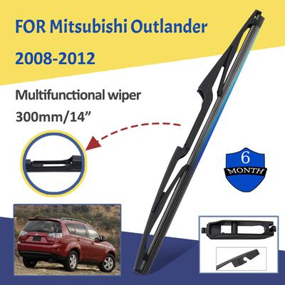14" Auto Heckscheibenwischer Weichgummi HD Leise Automobilwischer Autozubehör Für Mitsubishi Outlander 2008-2012