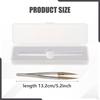 Pointed Boxwood Tweezers Watch Repair Tool Essential Jewellery with Storage Box Insulated for