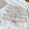 Stylish Beaded Elastic Waist Belt Designed For Women With Large Pearls Rhinestones And