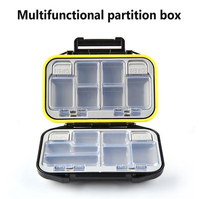 Scatola per attrezzatura da pesca Scatola per esche da pesca multifunzionale impermeabile Scatola di immagazzinaggio Contenitore Accessori per attrezzi da pesca