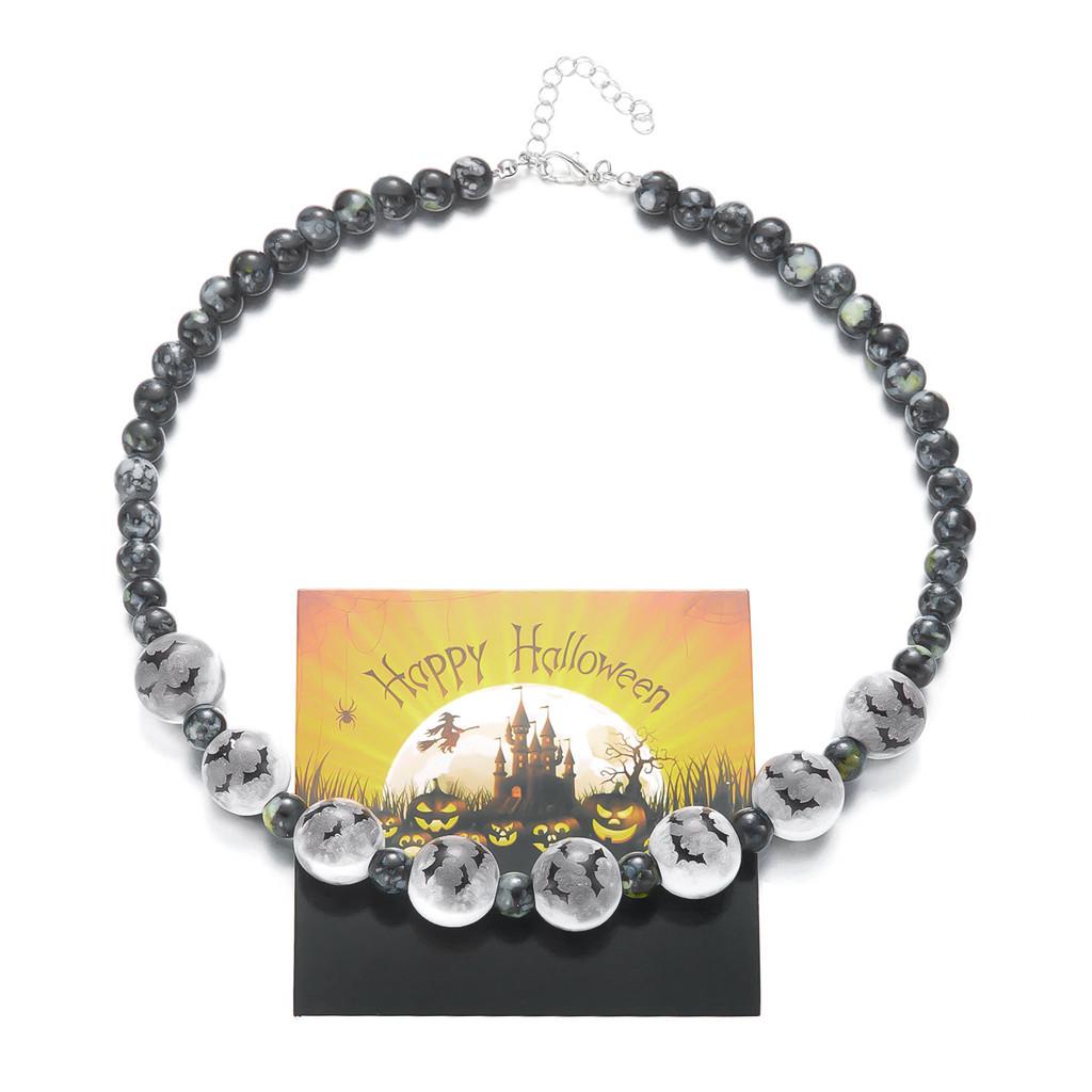 Halloween Themed Handcrafted Womens Jewelry With Bat And Ghost Charms