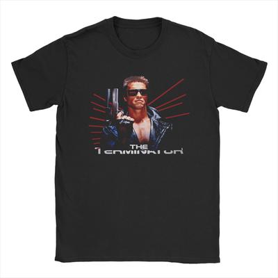 Movie Terminators Cotton T-Shirt For Men Summer  Aesthetic T-Shirts Crew Neck Harajuku Tee Shirt Oversized Design Tops