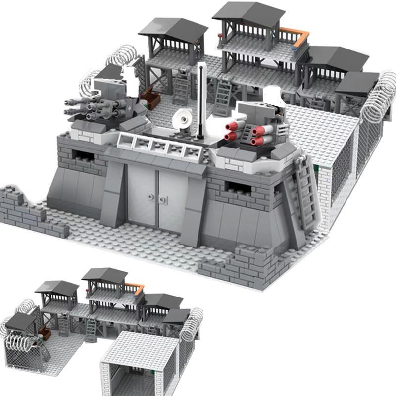 WW2 Military Battlefield Army Battery fortress