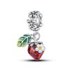Authentic Copper Red Charm Bead Charms Heart Cherry Strawberry Flower Fish Bead Charms Ideal For Necklaces Do It Yourself Bracelets Present Jewellery