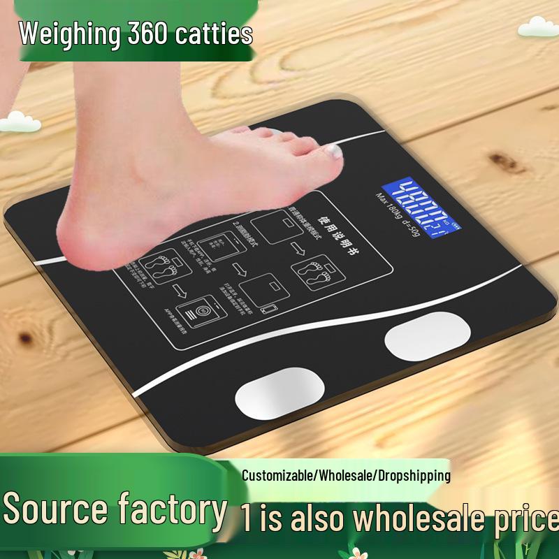 

Высокоточные умные весы для измерения жира в теле - Прочный, точный цифровой инструмент для контроля веса и потери жира Battery Model with Battery