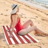 Single Sided Velvet Beach Towel, Ultra-fine Beach Towel, Personalized Striped Pattern Towel, Bath Towel