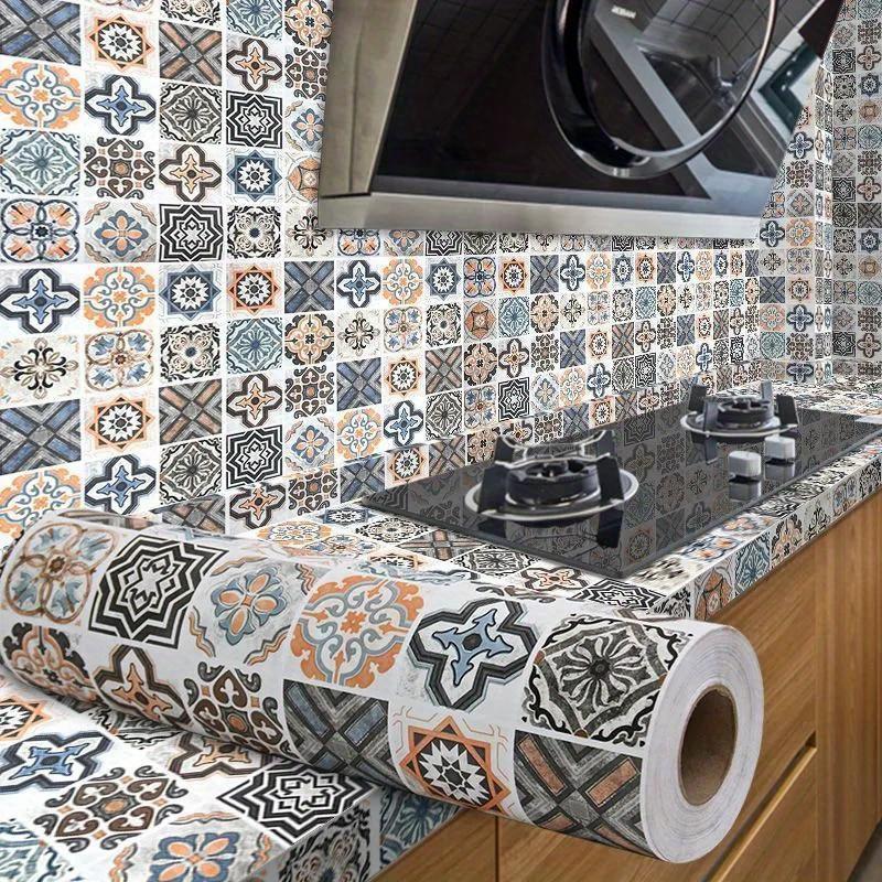 60cm Wallpapers Stickers Waterproof Room Decoration Self-adhesive For Kitchen Oil Proof High Temperature Resistance Home Posters