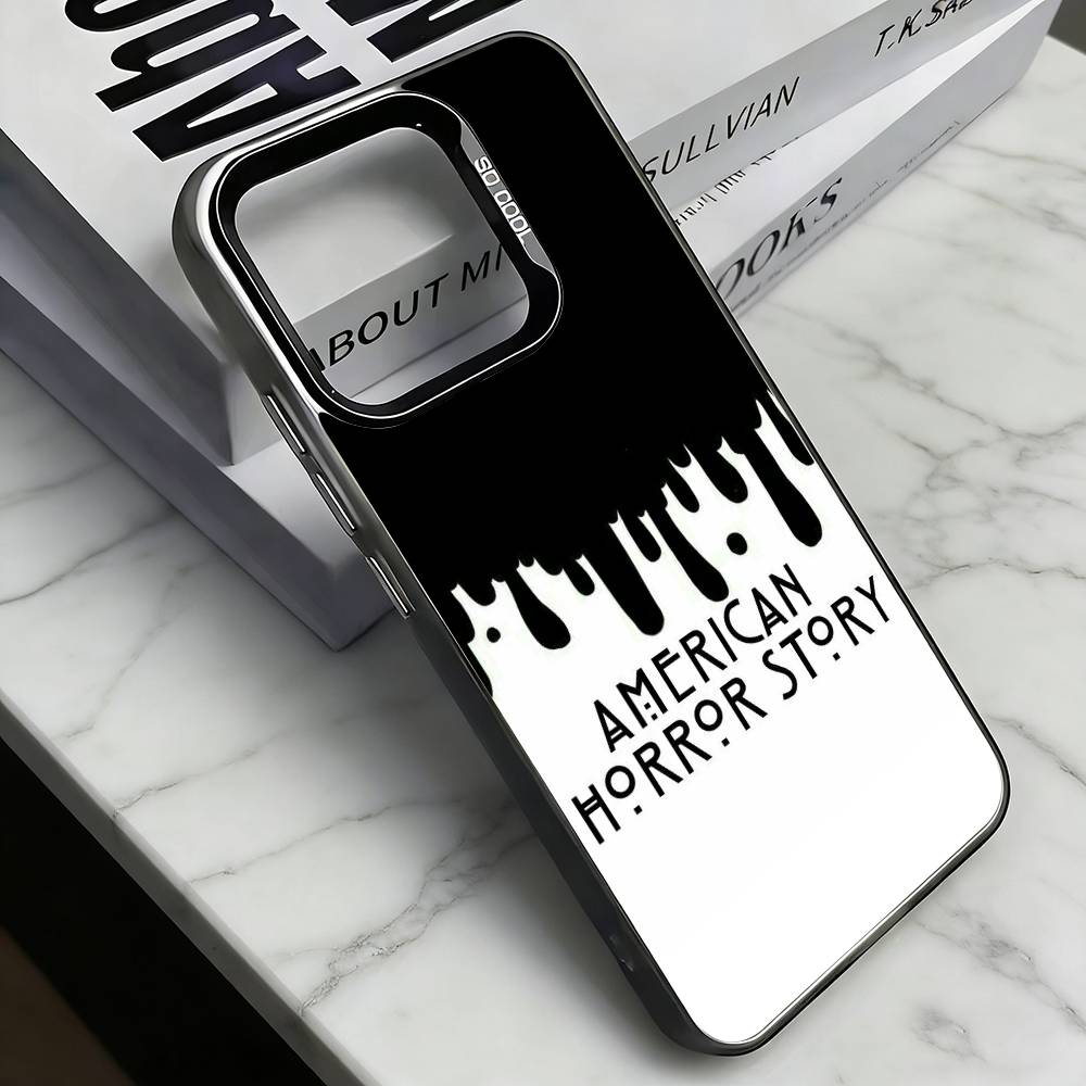 

American Horror Story AHS 1984 Phone Case For iPhone 17,16,15,14,13,12,11 Plus,Pro Max,XS,Colorful Silver Black Cover iPhone16se4