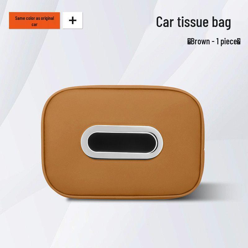 XPeng X9/G9 Car Tissue Box Cover, Hanging Type Car Accessory for Interior Modification No logo - Original car color